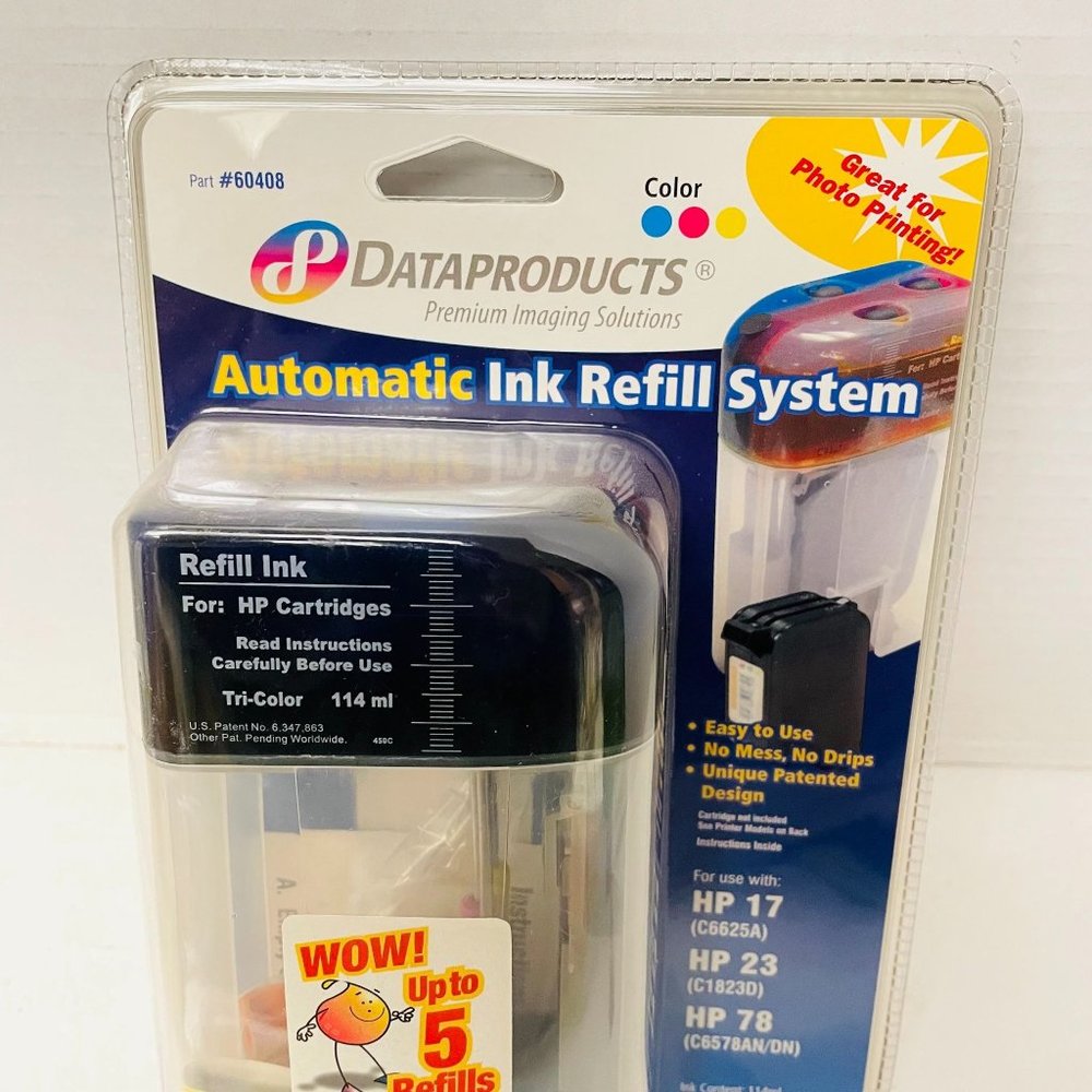 Dataproducts System Automatic Refill Color Ink #60408 Tri-color - Picture 2 of 7